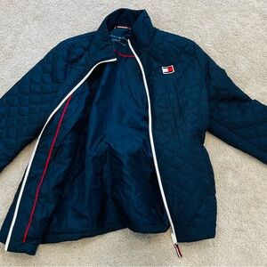 Tommy Hilfiger Navy Quilted Women's Jacket 3in 1 All Weather System Jacket